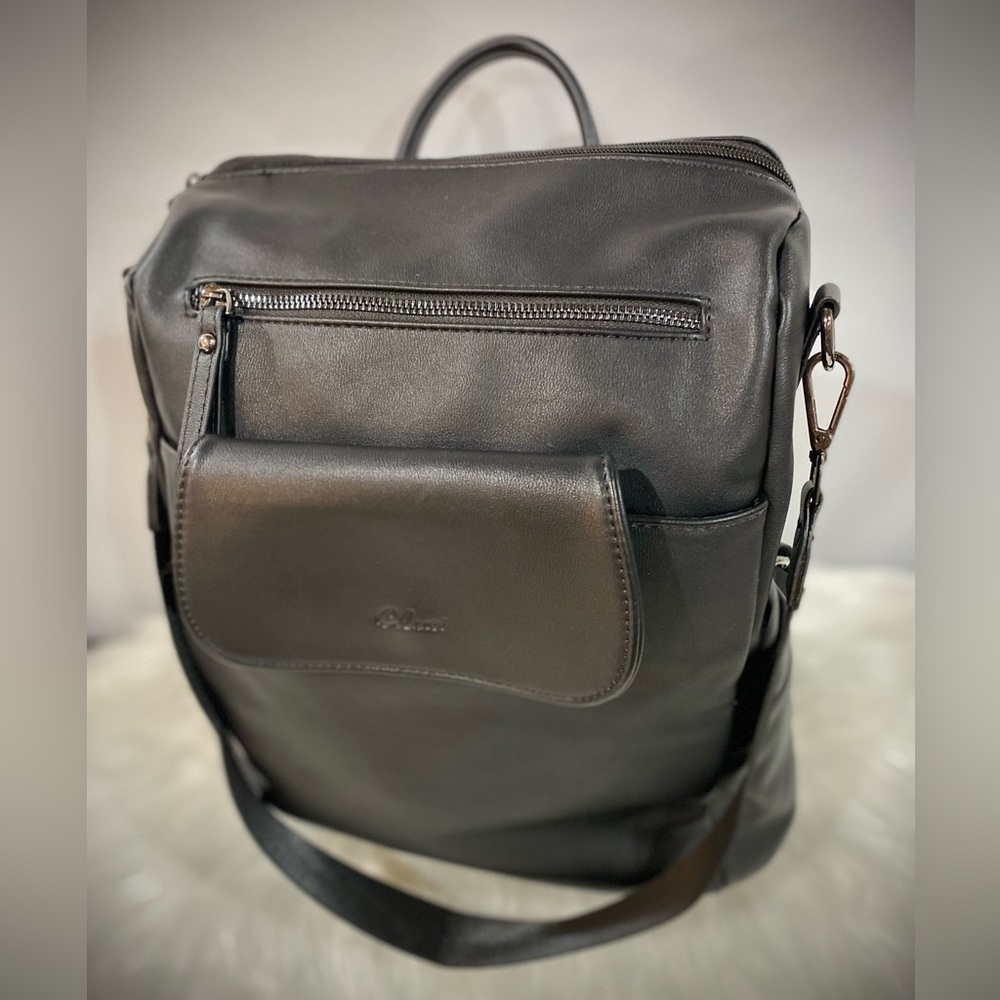 Black Backpack Purse